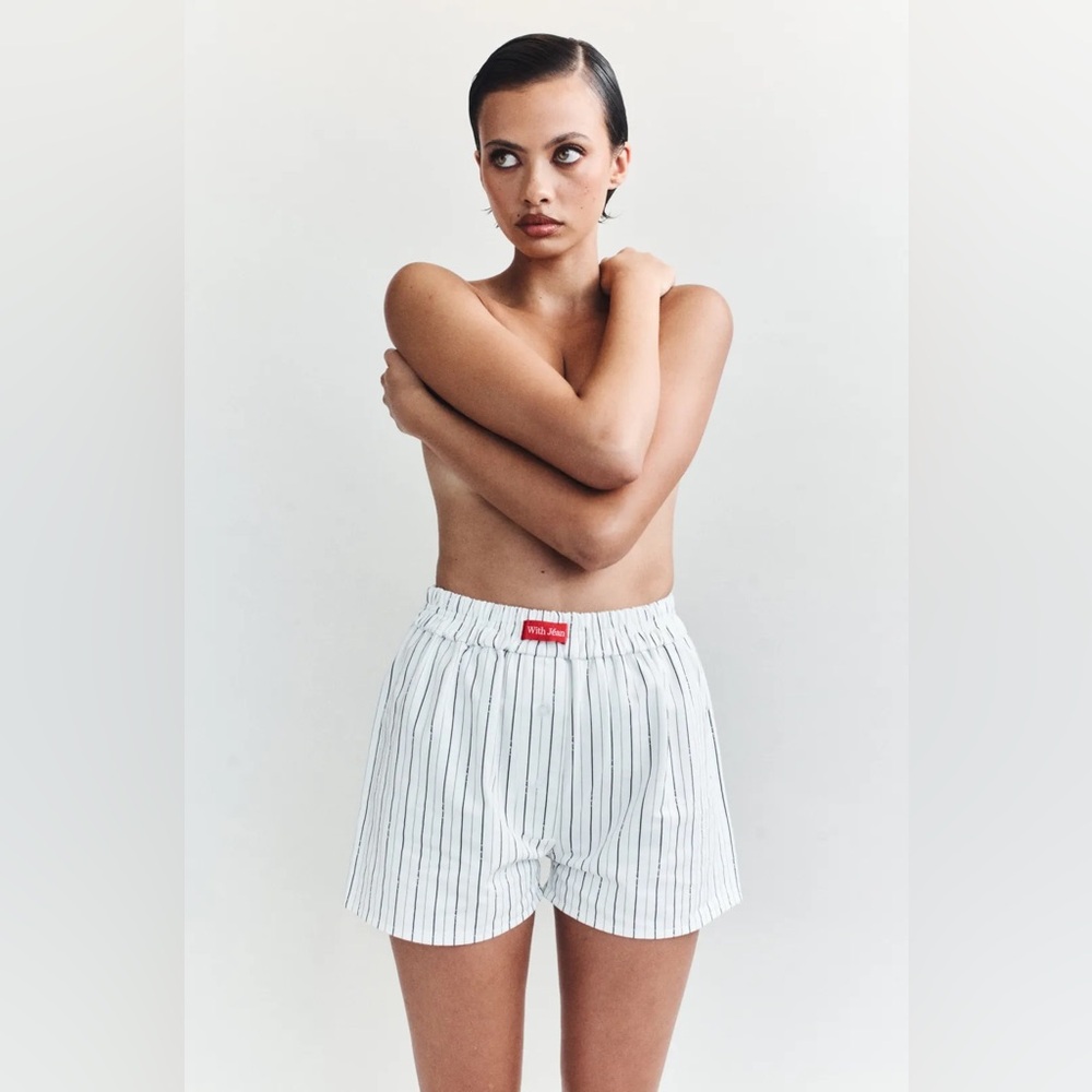 NWOT With Jean Boxer Shorts